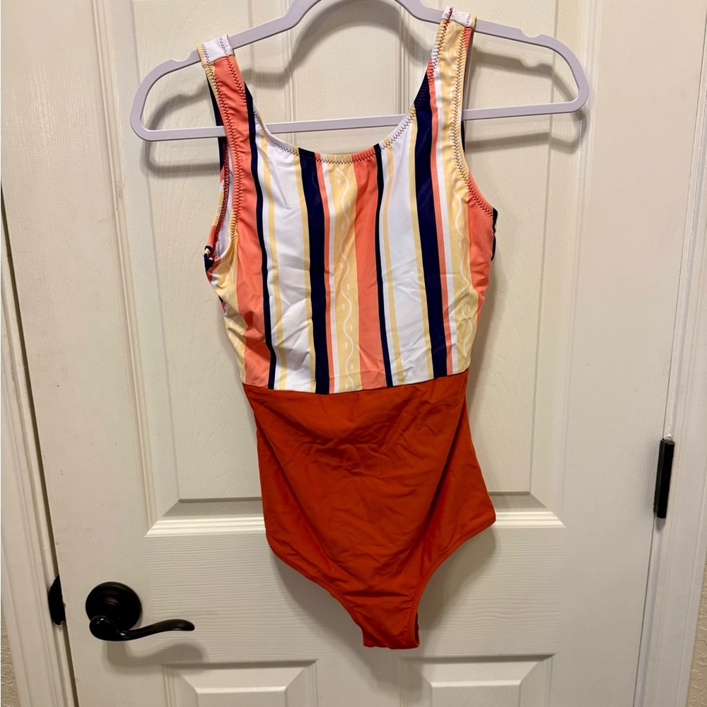 Striped Multicolor Swimsuit